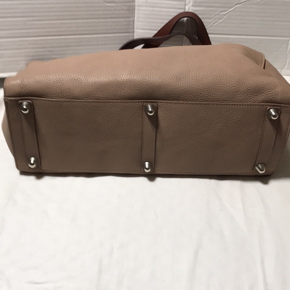 Pittards Soho Carryall leather totewith adjustable straps. Made in England. EUC - Picture 4 of 9